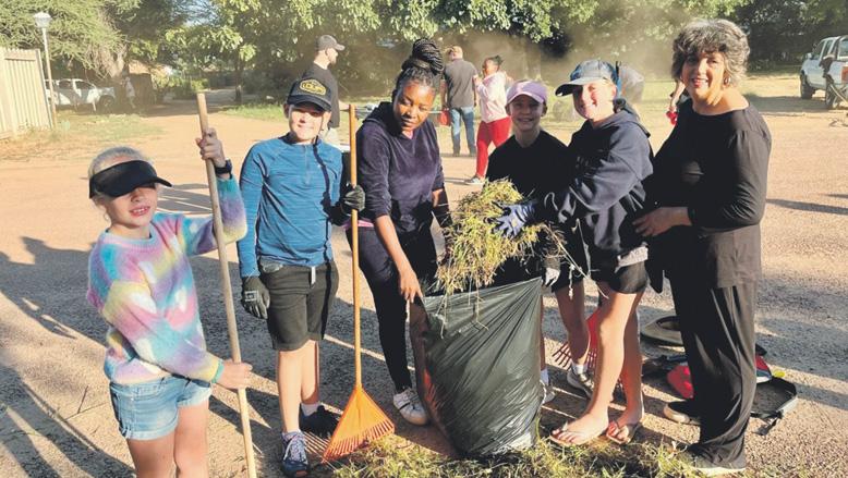 Community spirit shines at clean-up