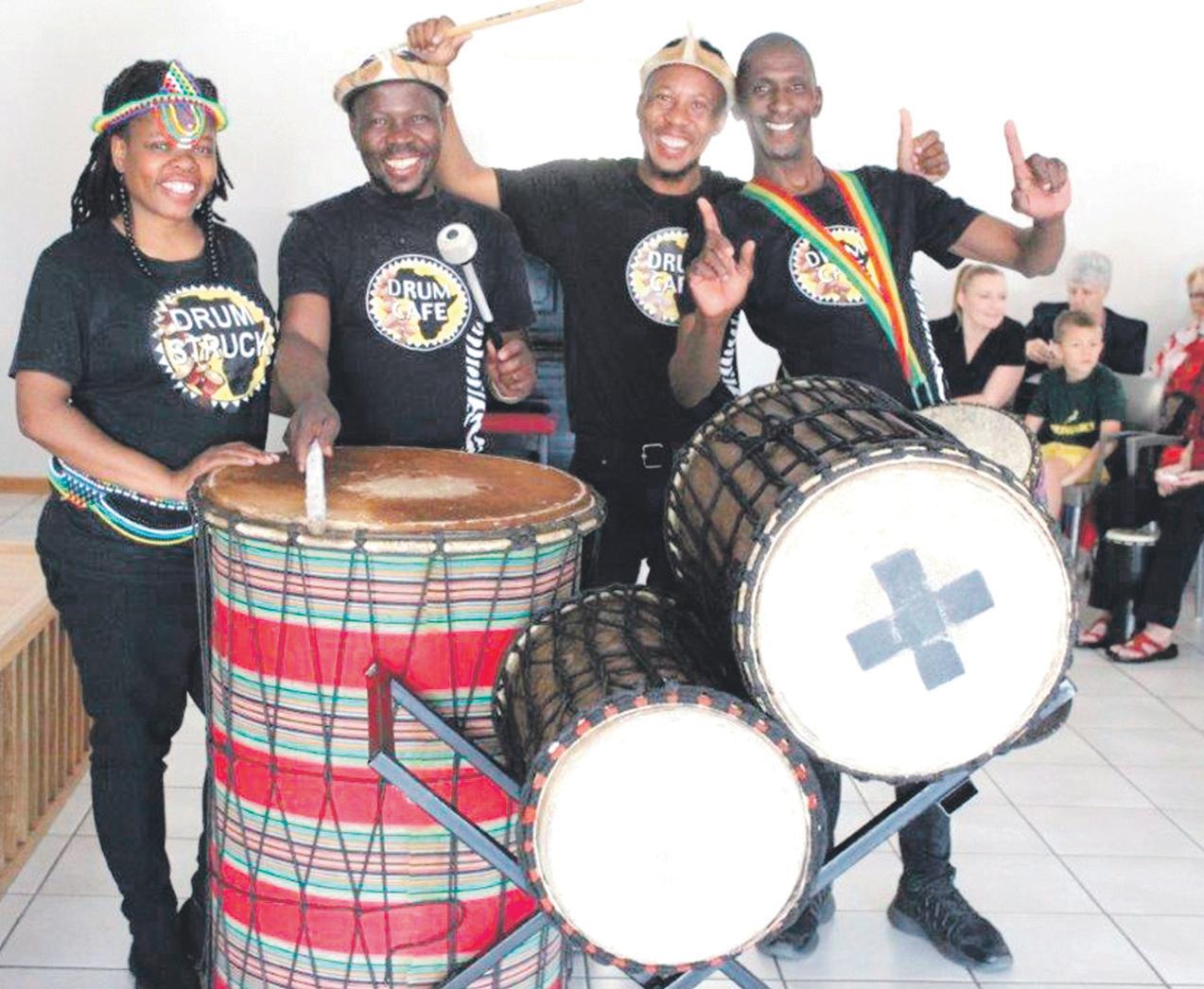 Drumming up joy for the elderly