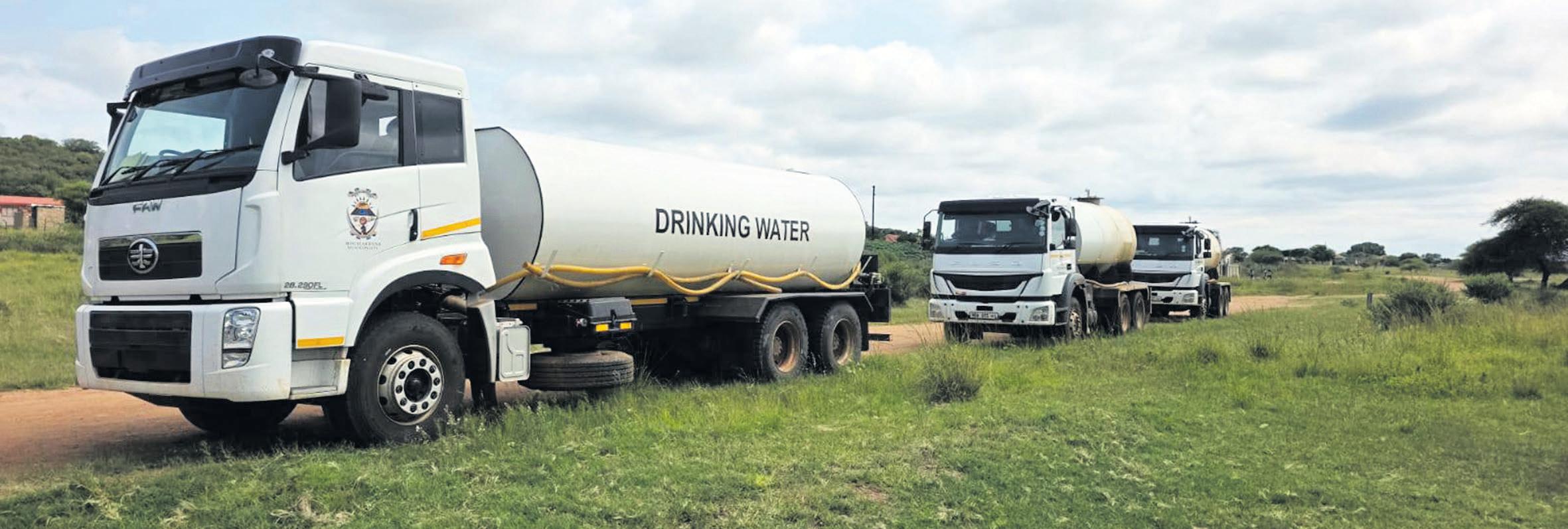 Water tankers remain on standby