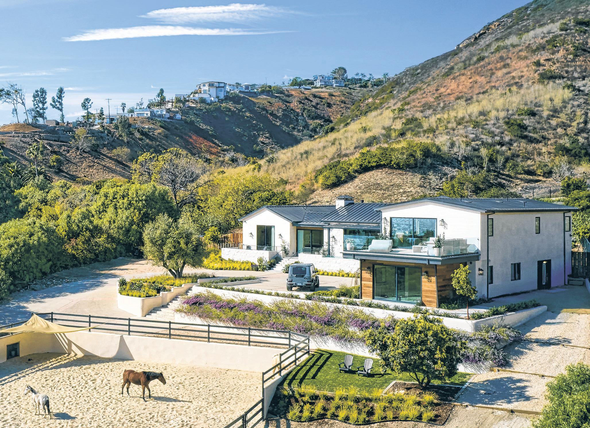 A Home-Turned-Petting Zoo in Malibu