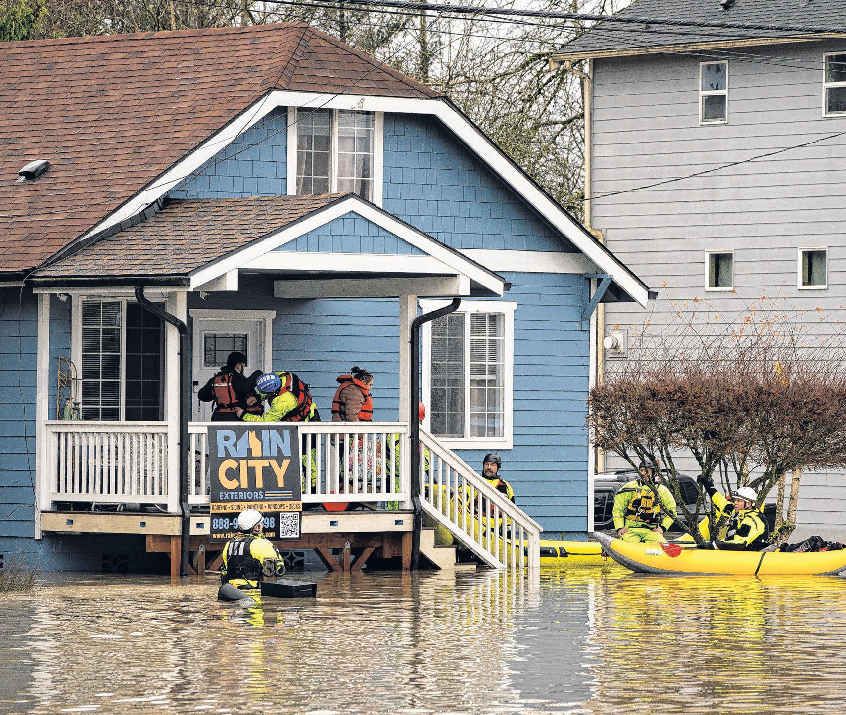Storms, Flooding Take a Human and Material Toll in Washington State
