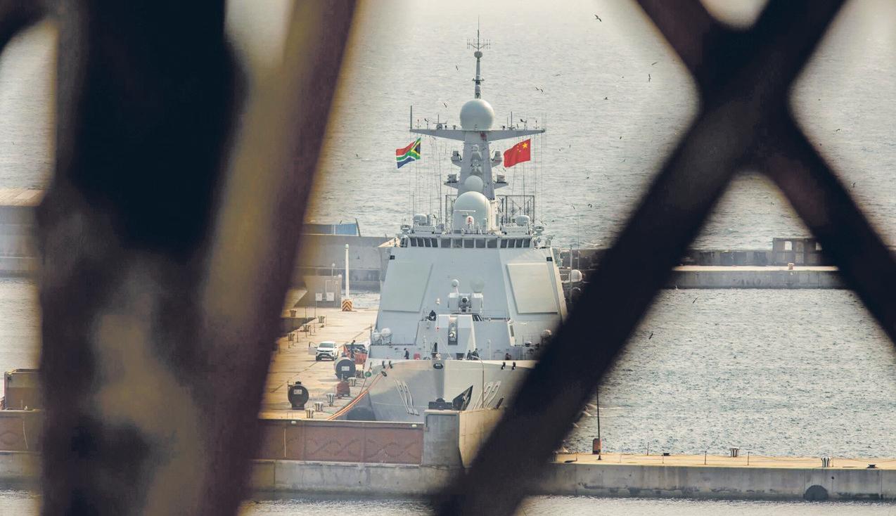 South Africa Hosts U.S. Rivals' Warships