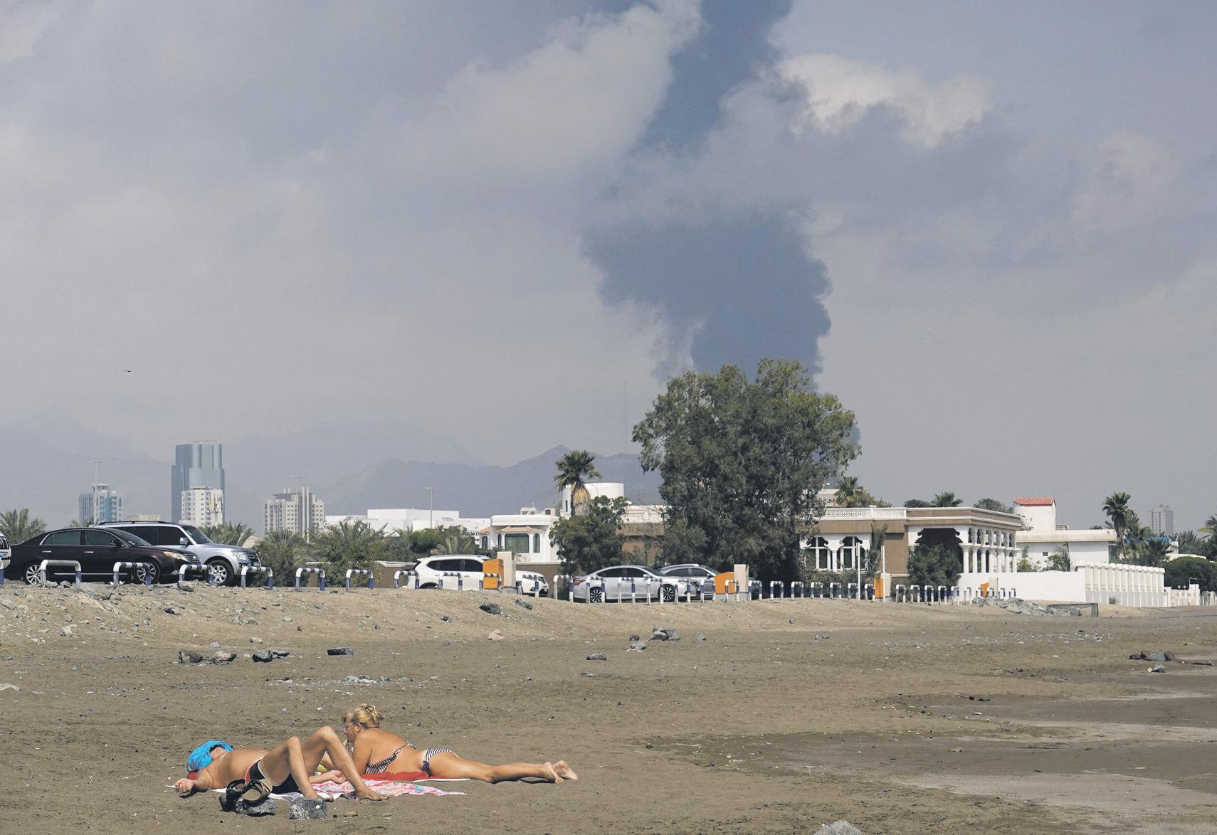 Mideast Visitors Scramble to Exit Region