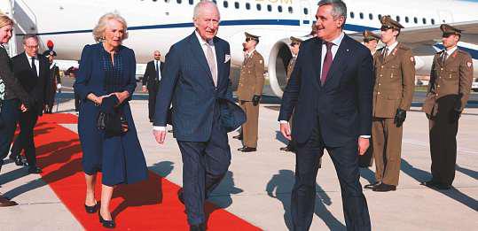 King Charles in Italy on state visit