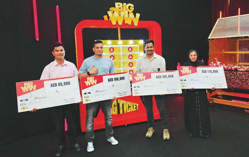 Don't give up, Big Ticket winners say