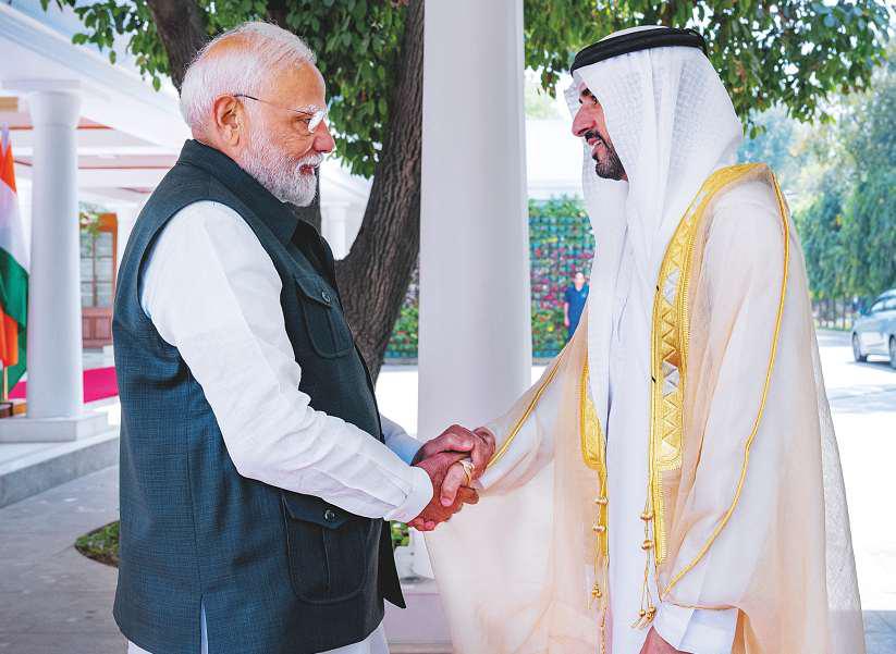 UAE, India share vision for prosperity, Hamdan says