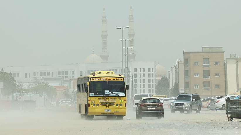 Dusty weather can pose health risks