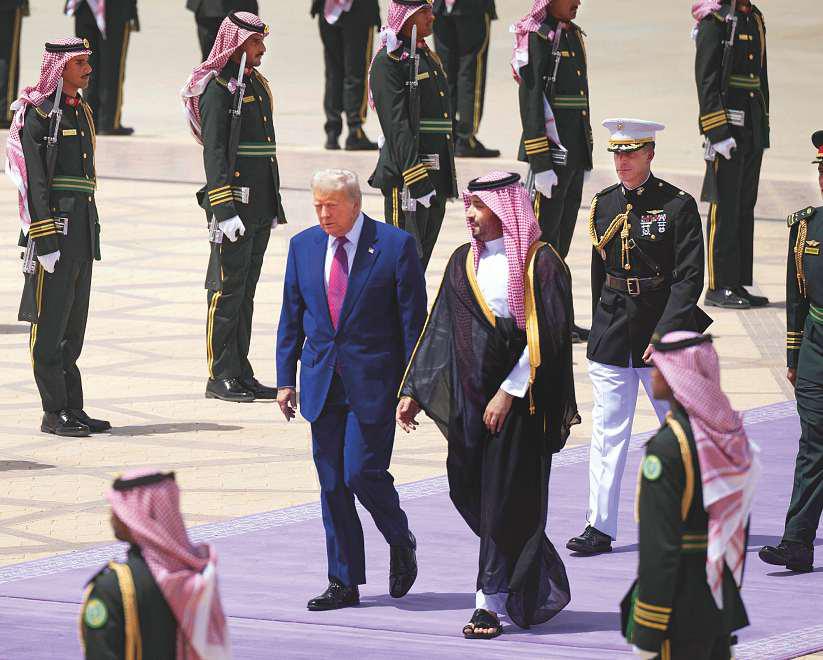 Trump basks in Saudi hospitality as he lands $600 billion in investment