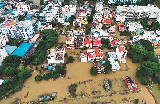 Congress government parties while Bengaluru drowns: BJP