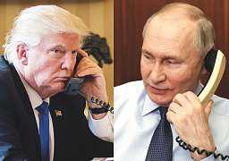 Trump calls Putin in push for ceasefire