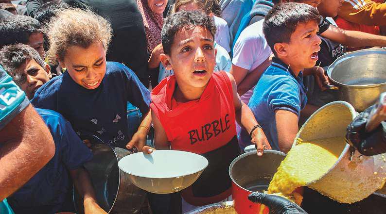 Aid remains a far cry for starving Gazans