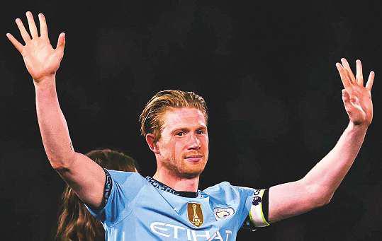 De Bruyne's farewell ends an era for City