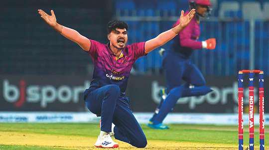 UAE star Haider Ali's journey from fruit seller to match-winner