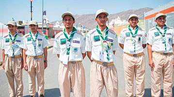 3 pairs of Saudi twins join Mina Haj Scouting Camp to serve pilgrims