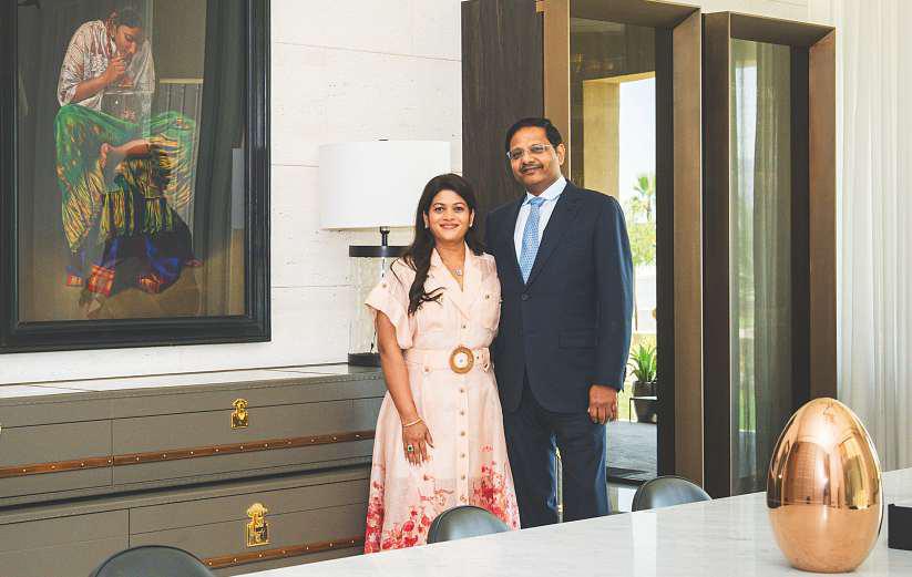 Teacher's son builds pharma empire, sprawling mansion