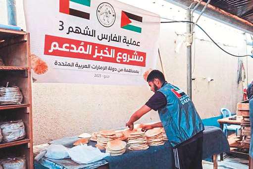 Sharjah charity delivers 116,000 aid packages to Gaza