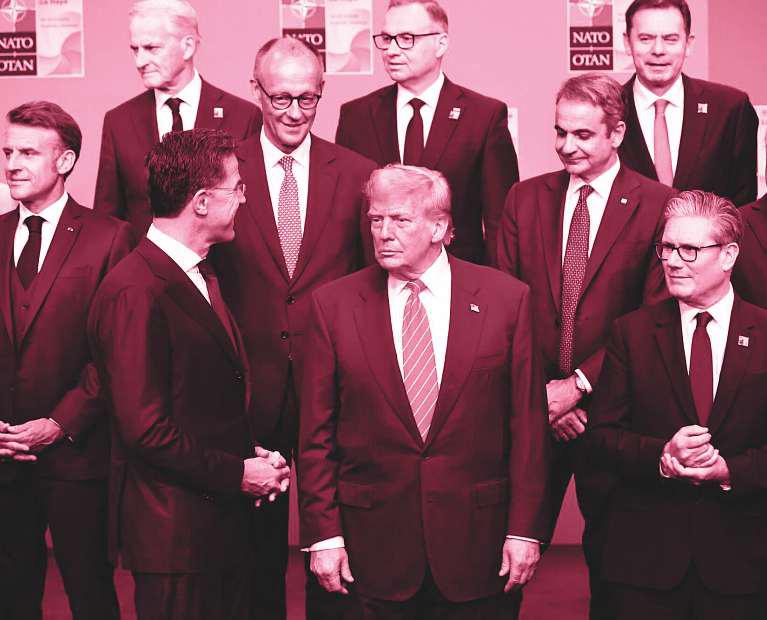 NATO'S UNITY RESTS ON ART OF APPEASING TRUMP