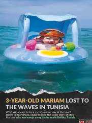 Heartbreak in Tunisia: Mariam's body found