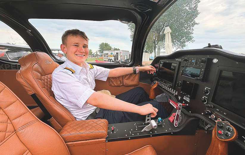15-year-old pilot on course to circumnavigate the globe