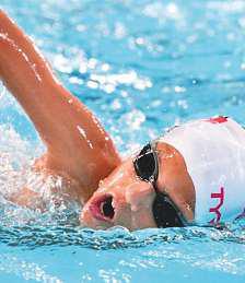 Inaugural swimming event for youngsters