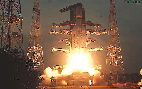 Space agency launches its heaviest satellite
