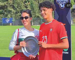 Ronaldo Jr lifts first trophy with Portugal U16