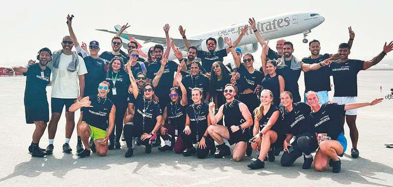 Why DXB runway turned into a spin studio