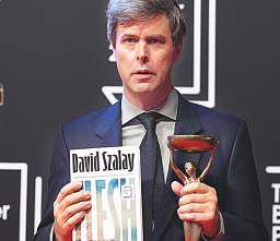 David Szalay wins Booker for novel 'Flesh'