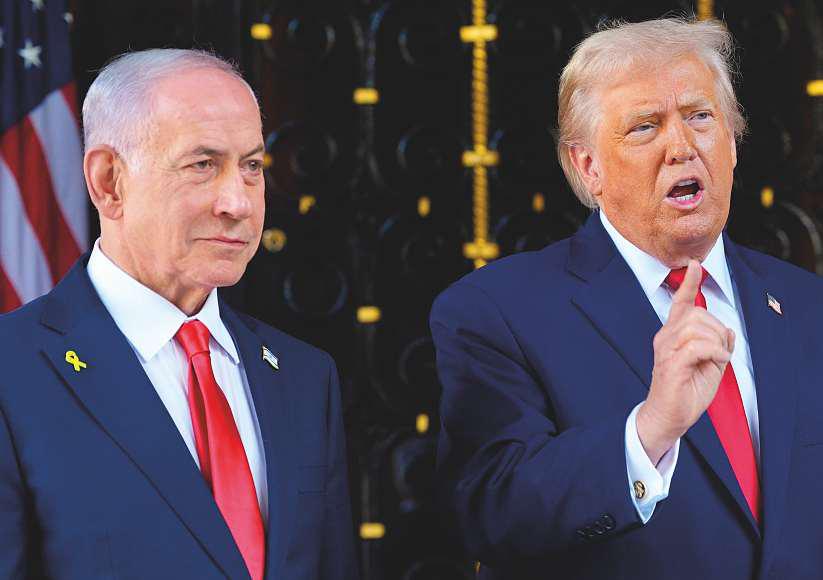 Trump warns Hamas, Iran after talks with Netanyahu