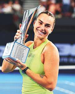 Sabalenka fires Aus Open warning