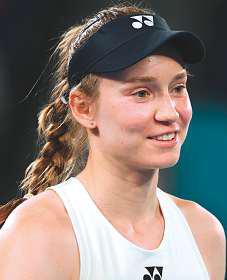 Rybakina marches into final