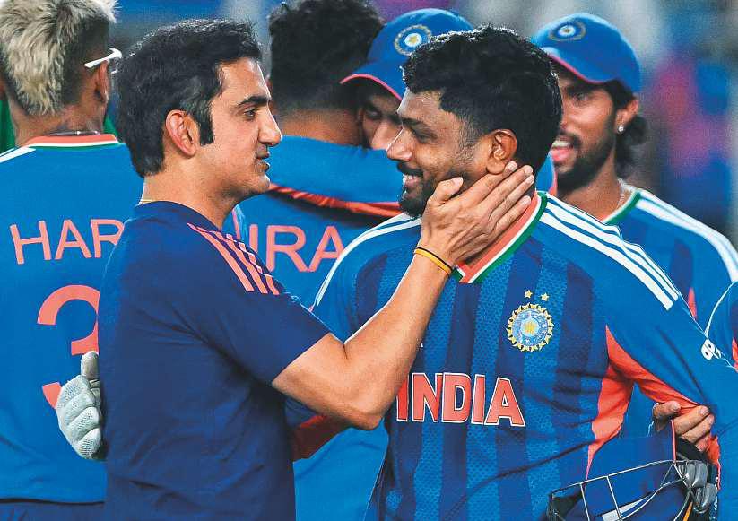 Gambhir: Sanju's knock vs Windies was turning point