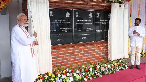 PM Modi visits Sri Lanka's sacred Bodhi tree, launches key railway upgrades with Sri Lankan President Dissanayake