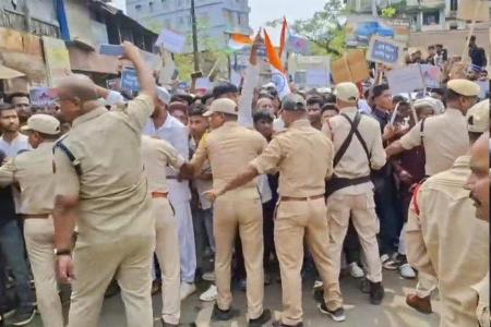 Stones hurled, lathis swung as protest over Waqf Act turns tense in Assam