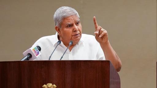 'Nuclear missile against democratic forces': VP Dhankar slams SC deadline for President to decide on bills