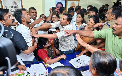 Kerala's Palakkad council descends into mayhem as BJP-Opposition clash over Hedgewar naming row