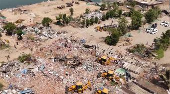Gujarat authorities raze 2000 huts, clear 1 lakh square metres near Chandola Lake in massive demolition drive