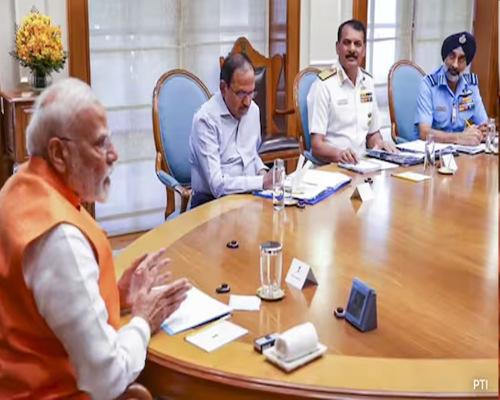 Air Chief Marshal A P Singh meets PM Modi