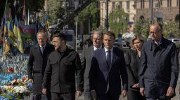 European leaders arrive in Kyiv in show of solidarity against Russia