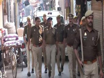 Police hold flag march in UP's Sambhal after HC upholds survey of Shahi Jama Masjid