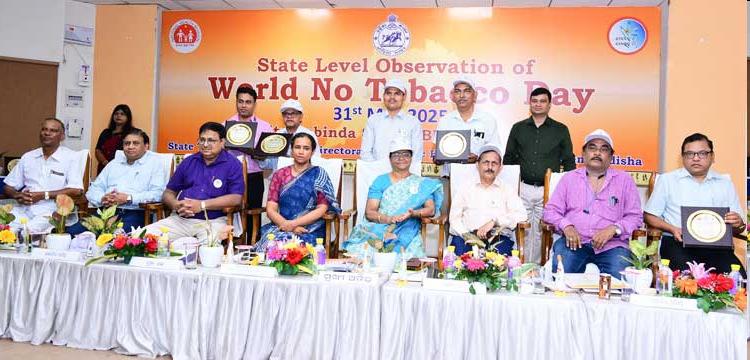 Odisha Health Dept Observes World No Tobacco Day With Statewide Initiative