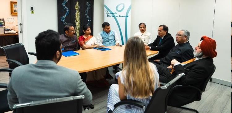 In Spain, Indian delegation interacts with people directly affected by terrorism