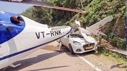 Helicopter en route to Kedarnath crashlands on highway in Rudraprayag; all six passengers safe