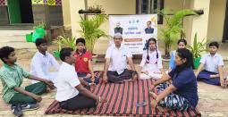 International Yoga Day Celebrated at Ambaguda Govt School