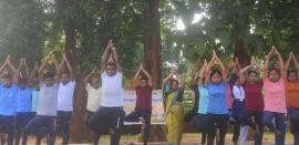 International Yoga Day Celebrated at Govindapally