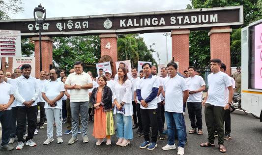 Odisha Excise Department Concludes Anti-Addiction Campaign with Grand Walkathon on International Day Against Drug Abuse and Illicit Trafficking