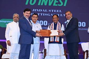 Jindal Steel Chhattisgarh Ltd signs MoU with state government for projects worth Rs 75,000 crore