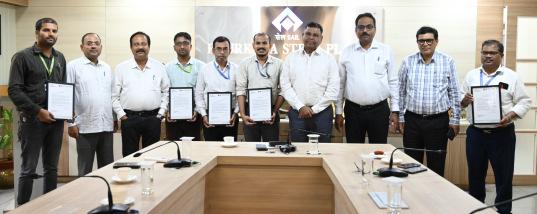 Al & U award winners felicitated at SAIL, Rourkela Steel Plant