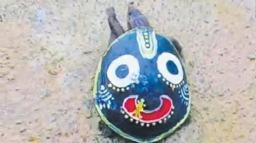 Two held in Bargarh for painting image of Lord Jagannath on turtle's shell