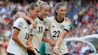 Germany through to Euro 2025 quarterfinals after coming from behind to beat Denmark 2-1